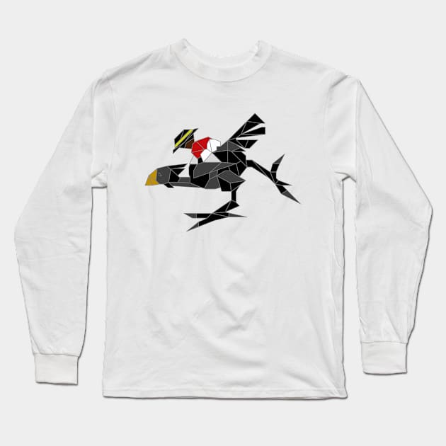 Geometric Jockey Joe and Black Chocobo Teioh Long Sleeve T-Shirt by inotyler